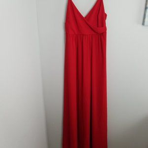 LULU's red maxi dress Medium